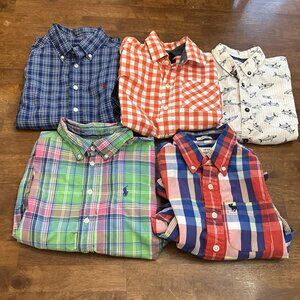 5 Boy's Dress Shirts